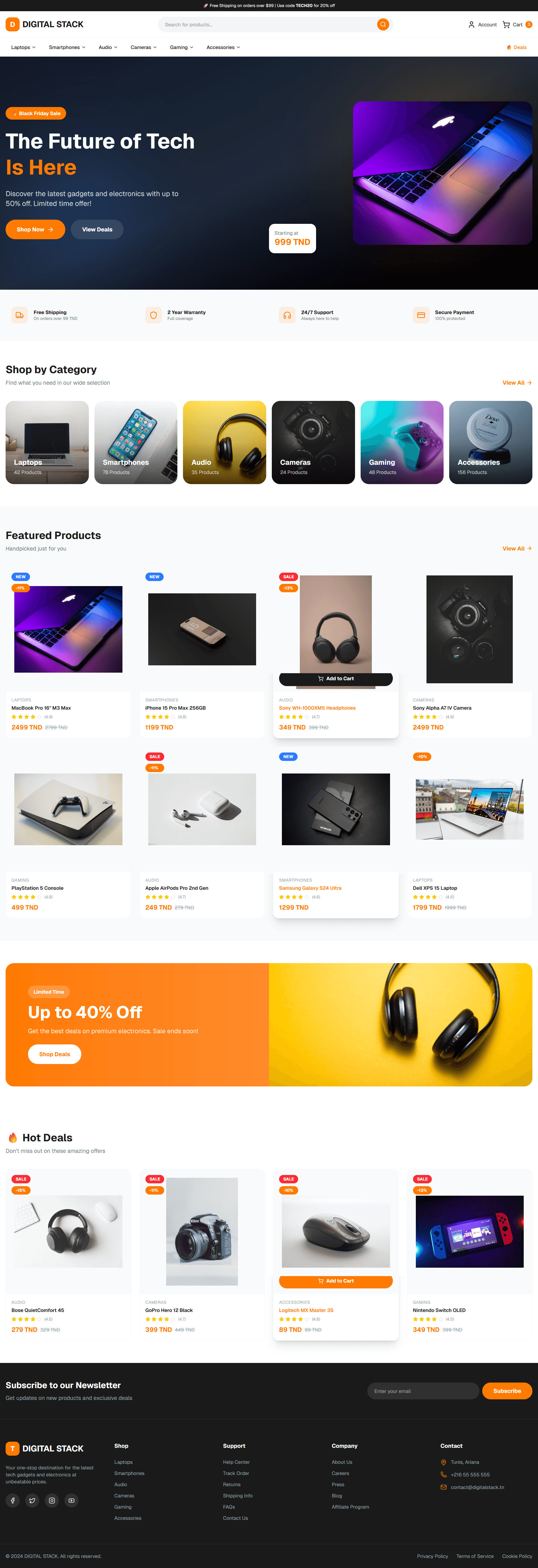 E-Shop Électronique